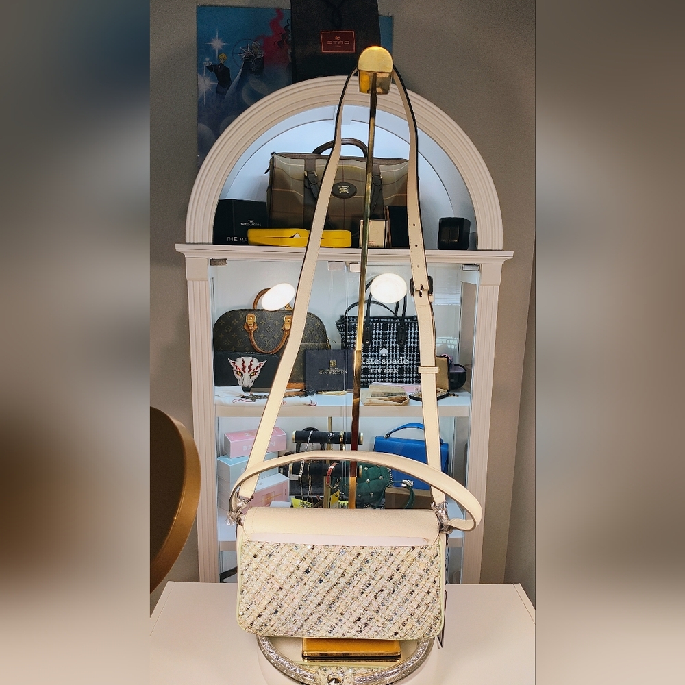 KARL LAGERFELD Tweed Crossbody - Picture 14 of 16